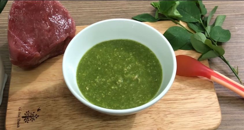 Hình minh hoạ cháo thịt bò mướp hương rau ngót, món ăn bổ dưỡng cho bé biếng ăn