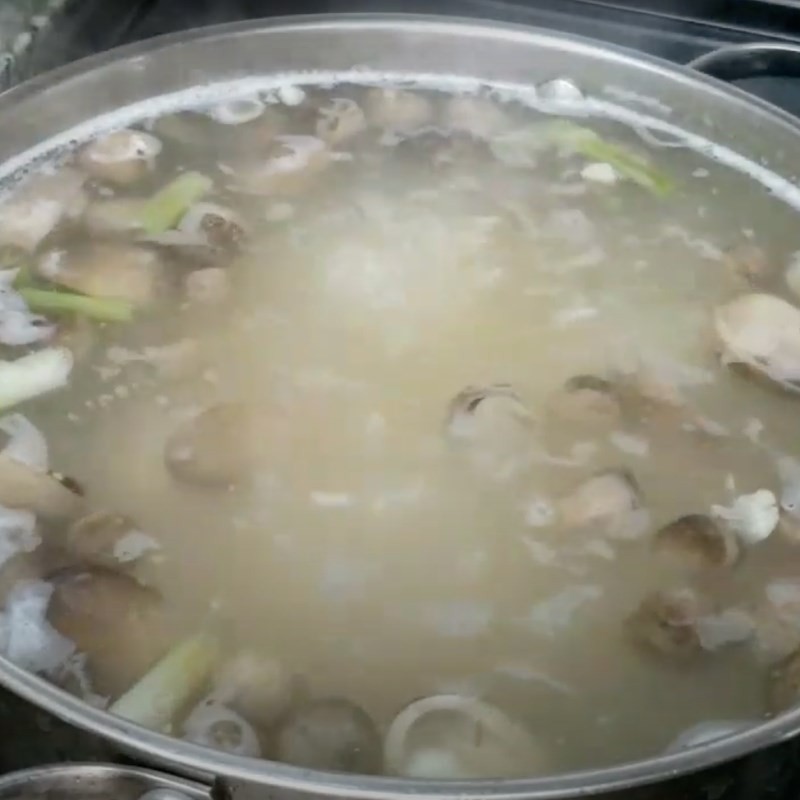 Các bước nấu cháo sò lụa