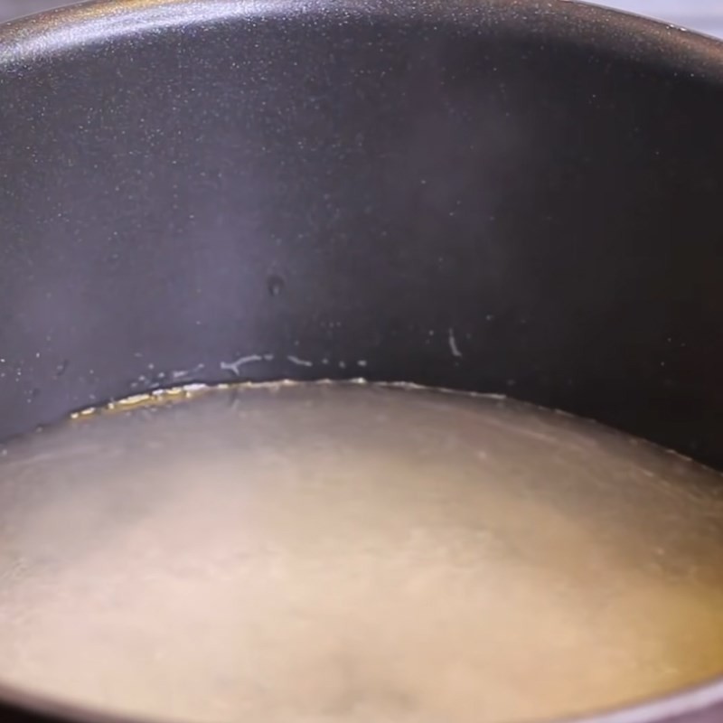 Bước 3 Nấu chè khoai môn với nếp Chè khoai môn nước cốt dừa