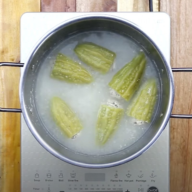 Canh khổ qua nhồi thịt đã chín