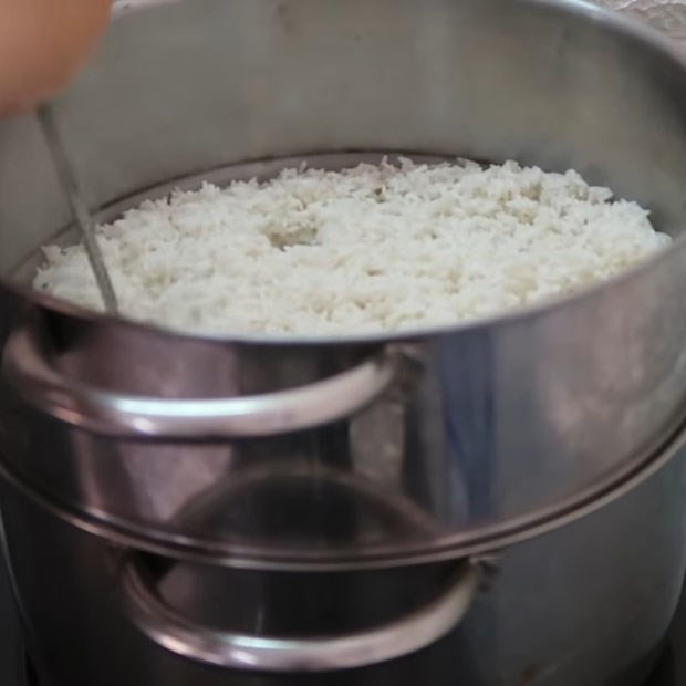 Hấp xôi đậu xanh nước cốt dừa dẻo thơm