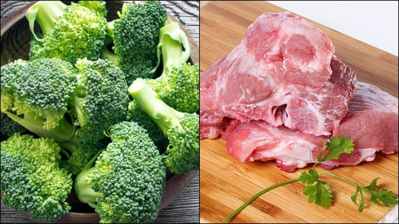 Nguyên liệu cần có để nấu canh súp lơ với sườn heo