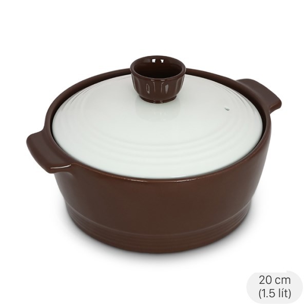 Nồi đất Dong hwa PT1.200, sự lựa chọn hoàn hảo cho canh đậu tương Hàn Quốc