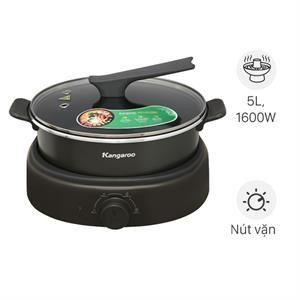 Nồi lẩu điện Kangaroo KGEH50N2 5 lít với thiết kế hiện đại