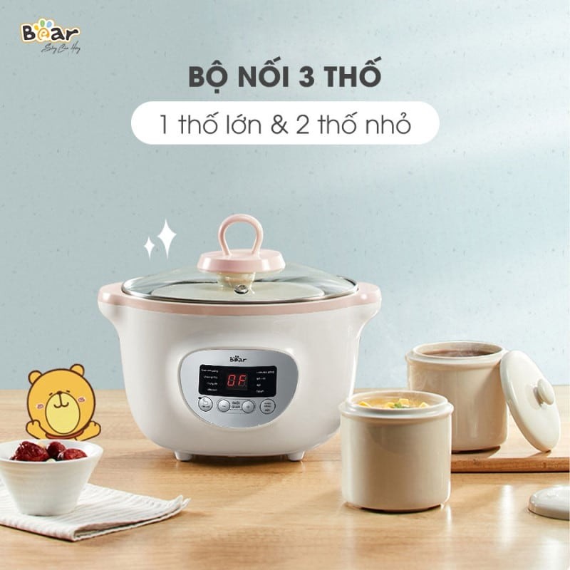 Nồi nấu chậm Bear 1.6L SUBE002