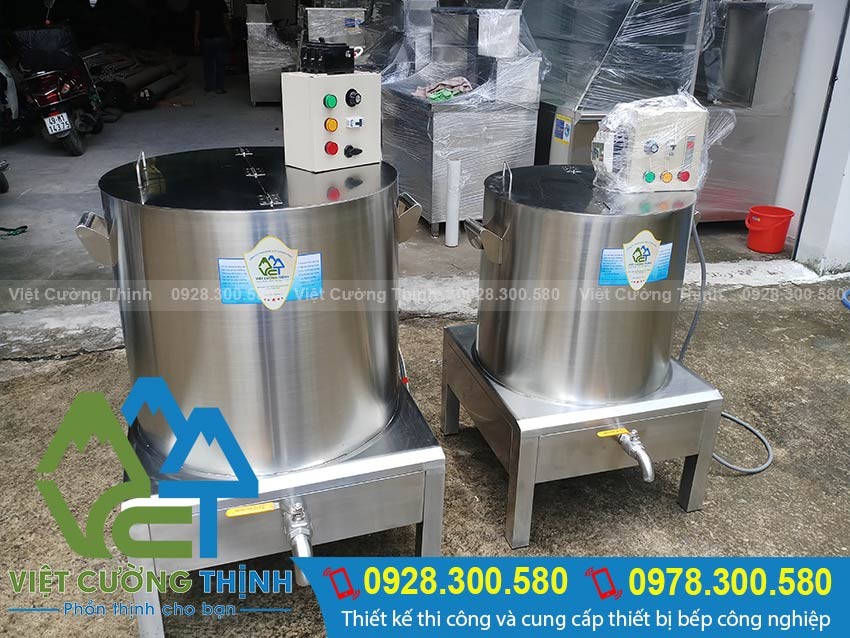 Nồi nấu nước lèo hủ tiếu bằng điện giữ nhiệt hiệu quả