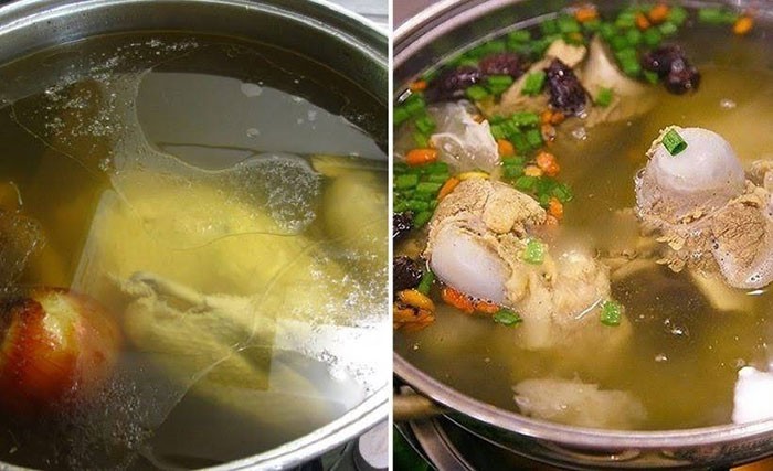 Hướng dẫn cách nấu nước lèo ăn bún chả cá từ xương gà, nước lèo bún ngọt tự nhiên
