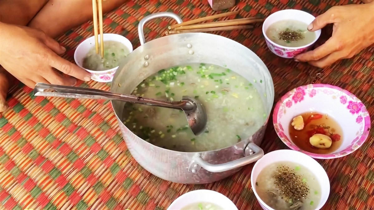 Cháo sá sùng thơm ngon bổ dưỡng