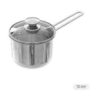 Quánh inox Fivestar 12cm, nhỏ gọn tiện dụng để sơ chế rau càng cua hoặc nấu nước sốt.