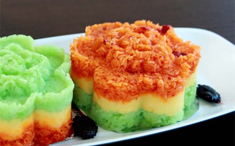 Cách làm xôi tam sắc dẻo thơm, đẹp mắt cúng rằm tháng 7