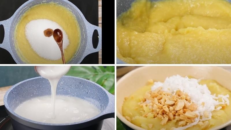 Cách làm chè đậu xanh đánh mịn thơm cúng Rằm tháng 7