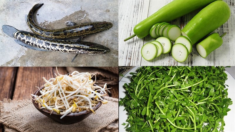 Nguyên liệu rau củ tươi ngon cho món cháo