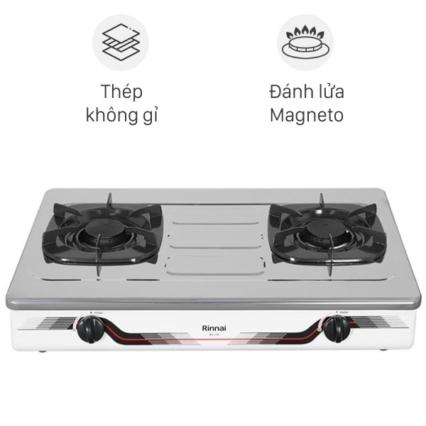 Bếp ga đôi Rinnai RV-370(SM)N