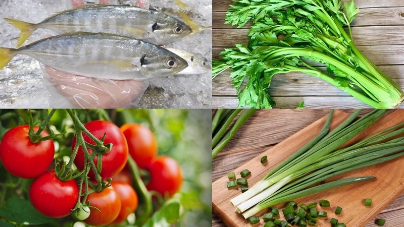 Nguyên liệu món ăn cá ngân nấu ngót và nấu canh chua