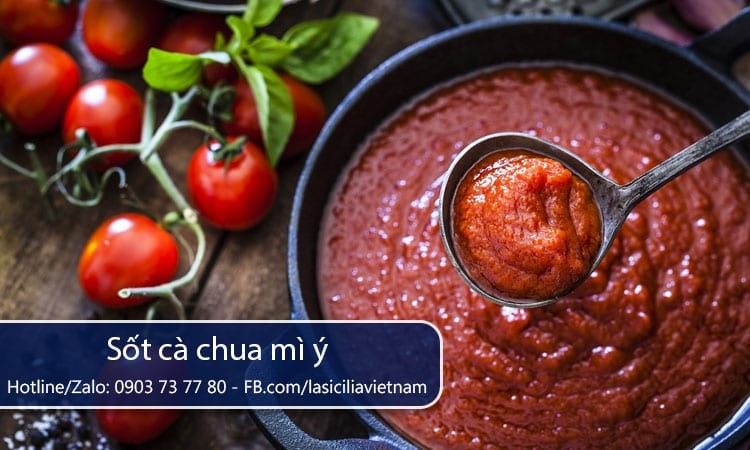Cách làm sốt cà chua mì Ý ngon chuẩn vị, nguyên liệu tươi