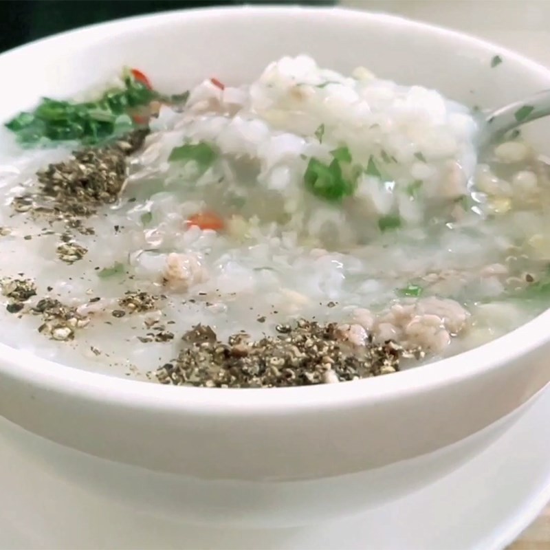 Tô cháo hành tăm thơm ngon, bổ dưỡng giúp giải cảm hiệu quả