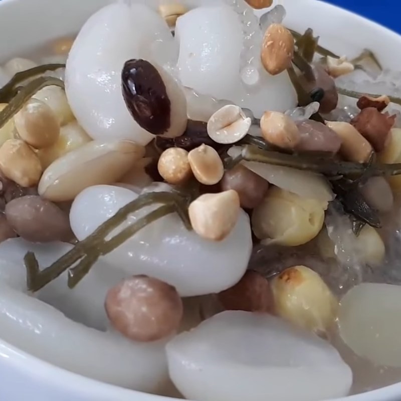 Thành phẩm chè dừa nước chuẩn vị miền Tây
