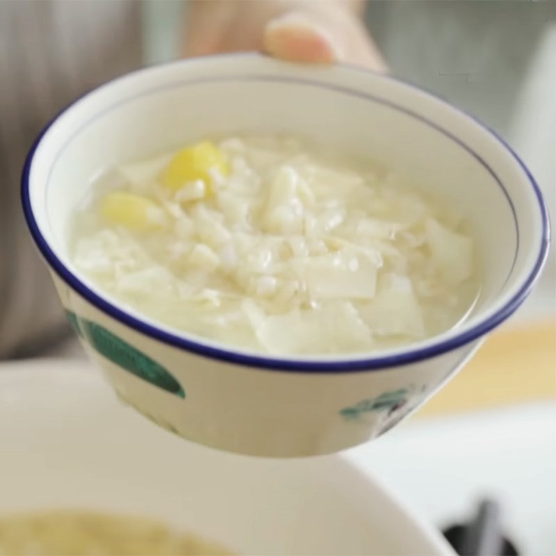 Thành phẩm chè bo bo bạch quả tàu hủ ky