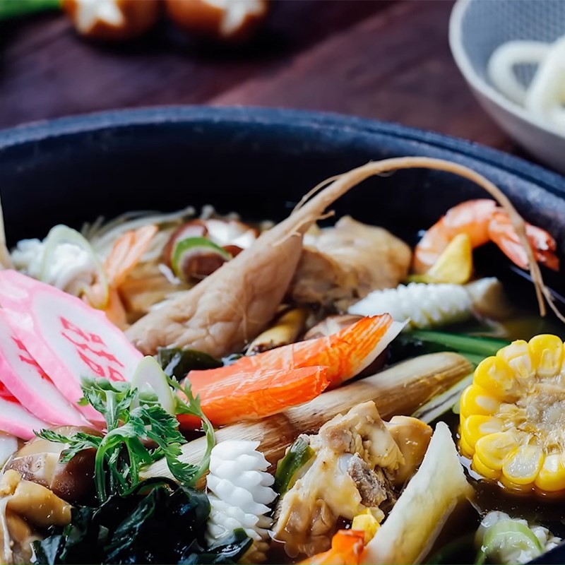 Cách Nấu Mì Udon Hải Sản Chuẩn Vị Nhật Tại Nhà - Mì udon hải sản rau củ