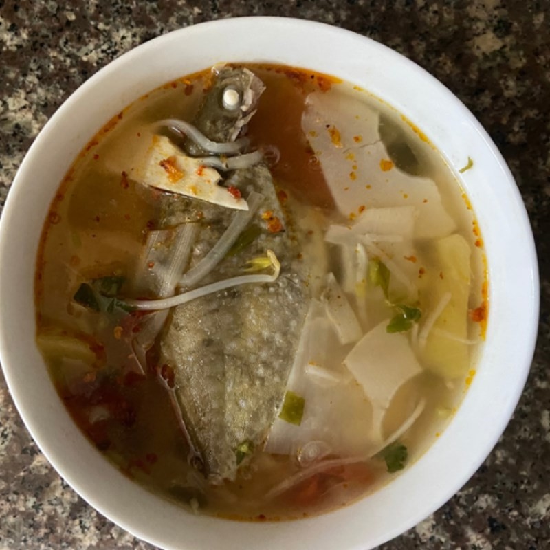 Bát canh chua cá kình nóng hổi, thanh mát, sẵn sàng thưởng thức