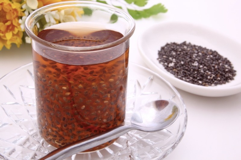 Thành phẩm nước sâm bí đao hạt chia thơm ngon, bổ dưỡng