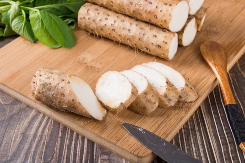 Biểu đồ thành phần dinh dưỡng củ mài và tác dụng của nó trong món canh củ mài ngon