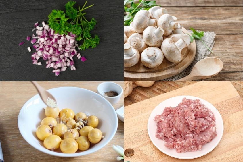 Cháo trứng gà non thịt bằm nấm hương, bí quyết nấu ngon