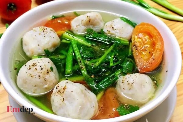 Canh cá thác lác thanh ngọt, chả cá dai ngon