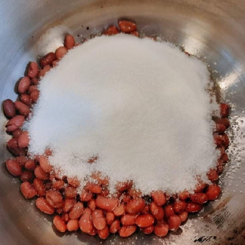 Đậu đỏ được ướp đường để thấm vị ngọt