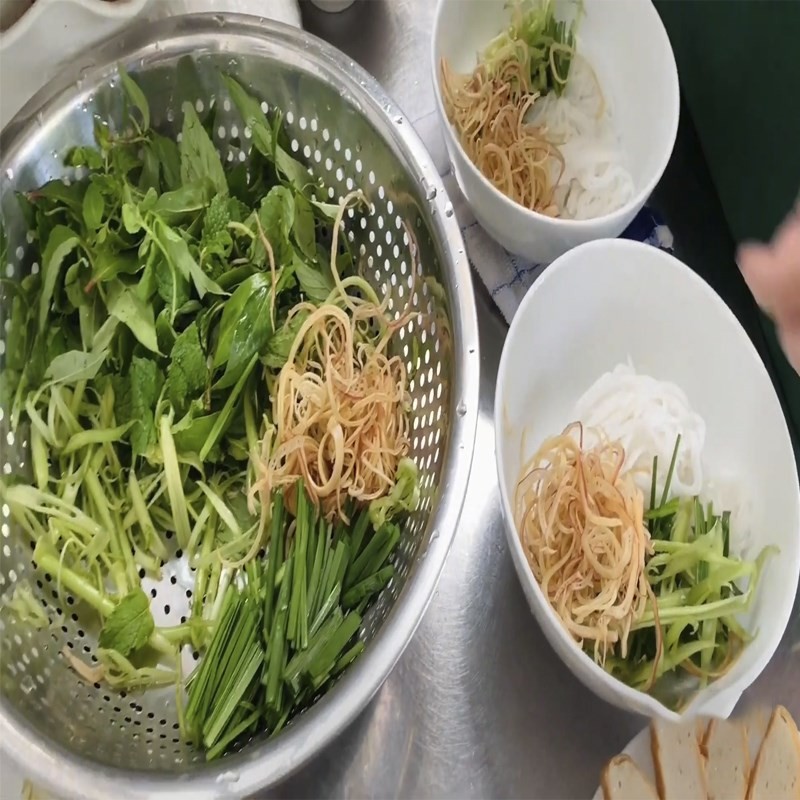 Bước 5 Hoàn thành Bún nước lèo chay