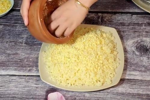 Thành phẩm xôi vò dẻo thơm, tơi xốp