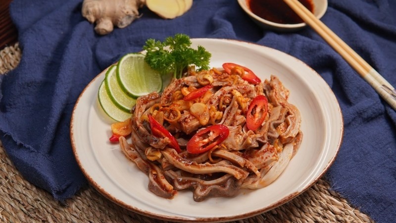 Bao tử heo ngâm mắm sả