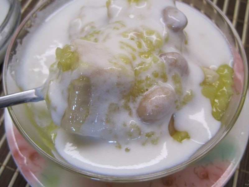 Chè khoai môn bột năng đã hoàn thành