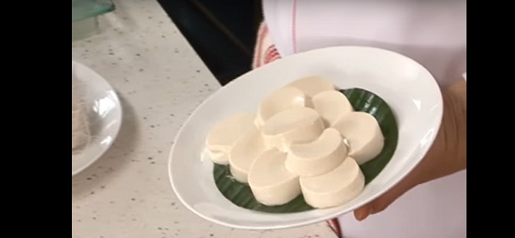 Củ cải trắng và đậu hũ non đã được cắt miếng