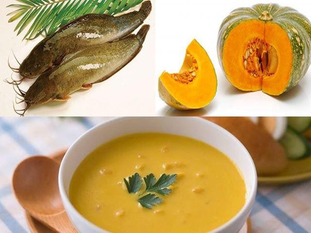 Cháo cá trê bí đỏ bổ dưỡng, thơm ngon cho cả gia đình