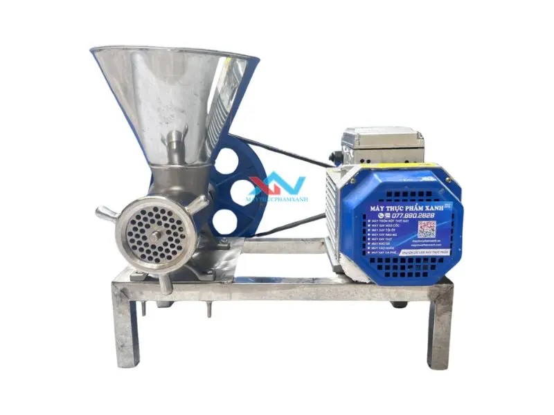 Máy xay đùn thịt inox 22 tiện lợi để xay thịt nấu cháo dinh dưỡng số lượng lớn