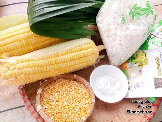 Nguyên liệu đầy đủ cho cách nấu chè bắp sữa tươi thơm ngon tại nhà