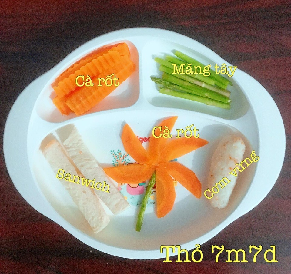 Cách nấu ăn dặm BLW: Thực đơn yến mạch, ớt chuông hấp và kale nướng