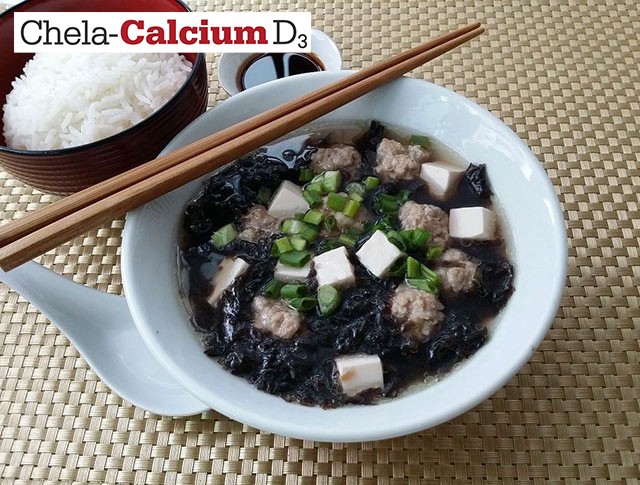 Canh rong biển thịt bò bổ sắt cho mẹ bầu khỏe mạnh