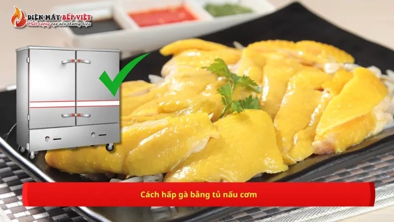 Vận hành tủ hấp để nấu cơm số lượng lớn