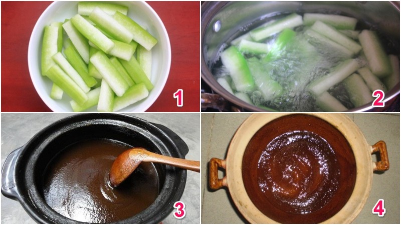 Cách nấu cao bí đao trị mụn và dưỡng da tại nhà