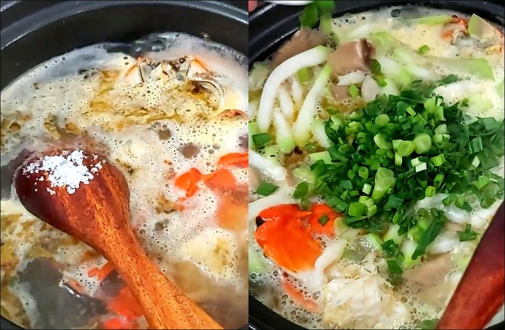 Chế biến cua nấu bầu với bầu và nấm tươi ngon