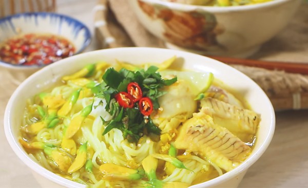 Tô bún cá lóc An Giang thơm ngon, chuẩn vị