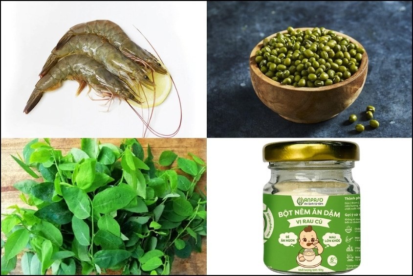 Công thức cách nấu cháo tôm đậu xanh rau ngót bổ dưỡng