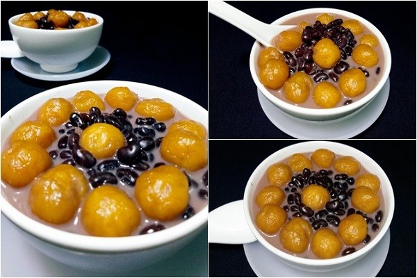 Chè bí đỏ đậu đen, món chè bổ dưỡng có thể kết hợp với đậu phộng