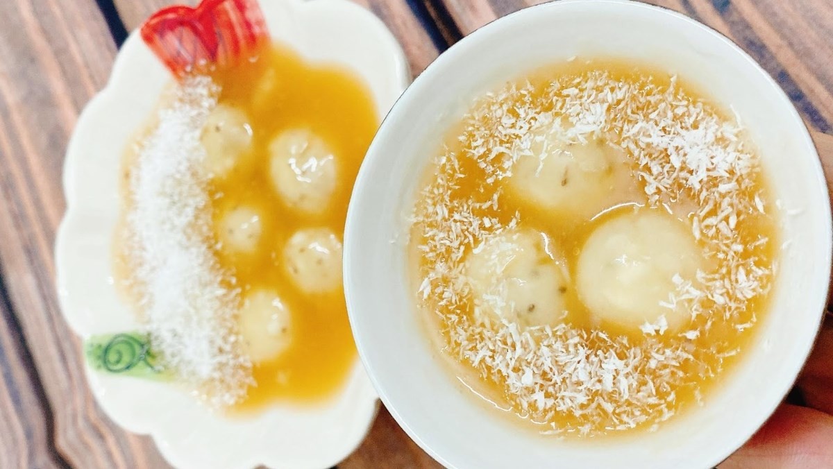 Bước 4 Thành phẩm Chè sắn mochi
