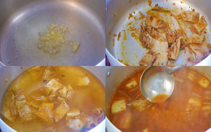 Nấu nước mì cay hải sản Hàn Quốc thơm ngon