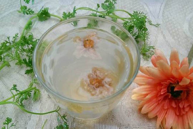 Nước sâm bông cúc ngò rí giữ nguyên hương vị đặc trưng, thơm mát