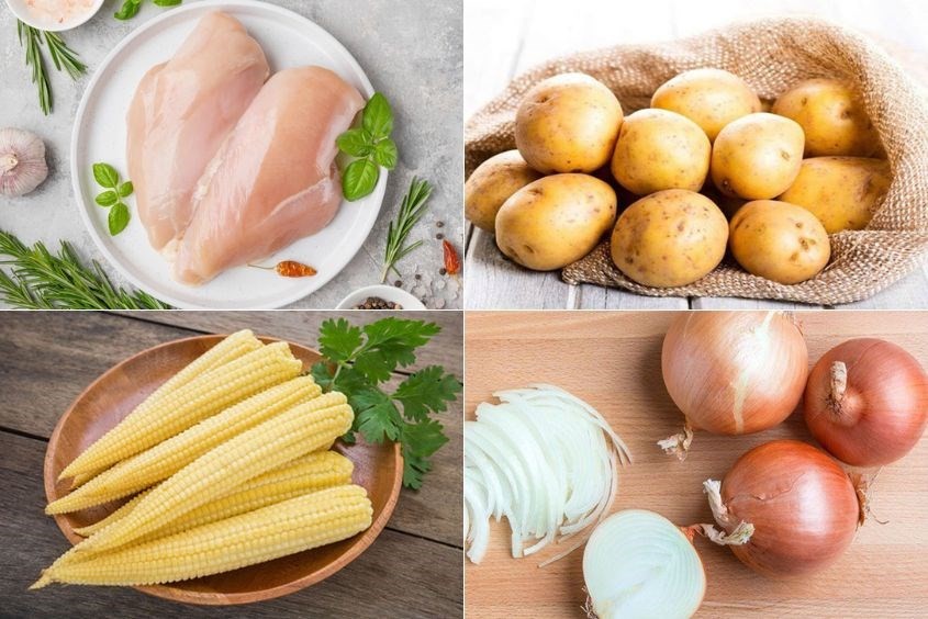 Súp gà khoai tây giàu dinh dưỡng cho bé ăn dặm, một cách nấu súp ngon cho bé