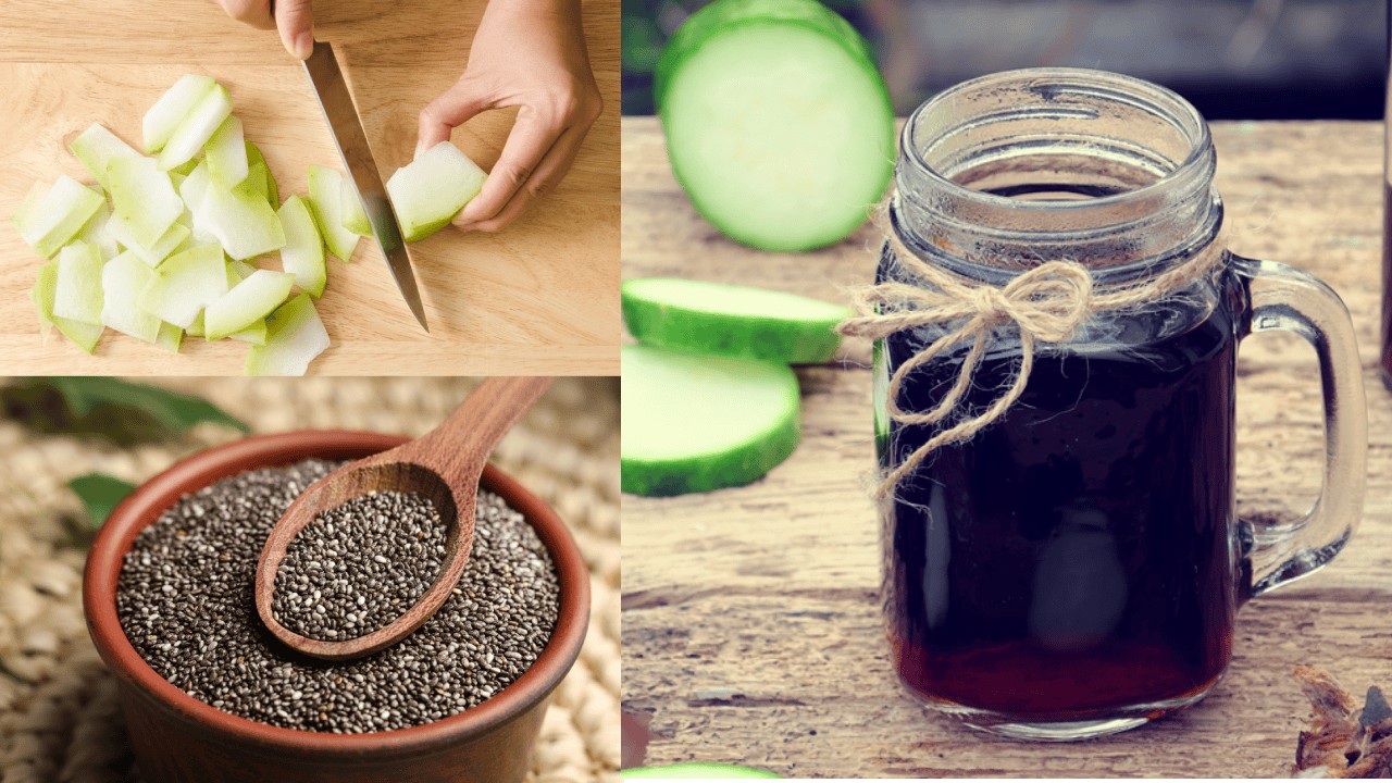 Cách Nấu Bí Đao Giải Nhiệt Thơm Ngon, Thanh Mát Chuẩn Vị - Trà bí đao hạt chia